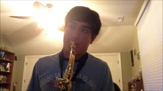 Funk Sax Improvisation 2 - Gus Arnold