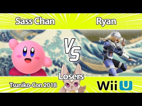 Tsukinocon 2018 Smash 4 Sass Chan (Kirby) vs Ryan (Sheik)
