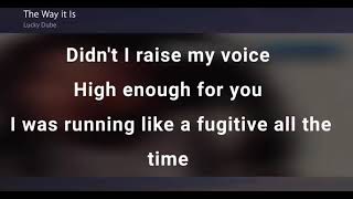 Lucky Dube  - The Way It Is lyrics