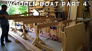 Wooden Boat Build // Part 4 Transom & Fairing Bottom Frame