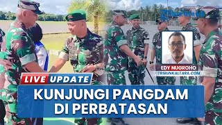 Cek Pos Pamtas dan Jalan Malinau-Krayan, Pangdam Mulawarman Kunjungi Perbatasan Indonesia-Malaysia