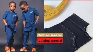 How to cut a kid native shirt senator step by step full cutting