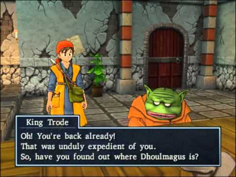 52 Dragon Quest 8 Cut-scene - Looking for Brains in Pickham
