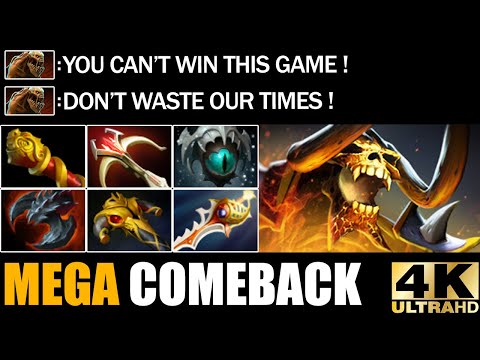 From Bad Early To Boss Divine Rapier Clinkz Comeback Mega Creeps - Epic Battle Fight Dota 2