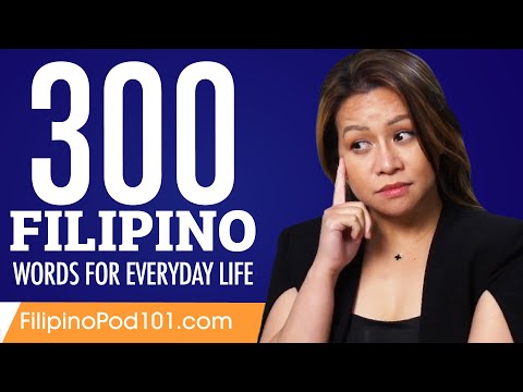300 Filipino Words for Everyday Life - Basic Vocabulary #15