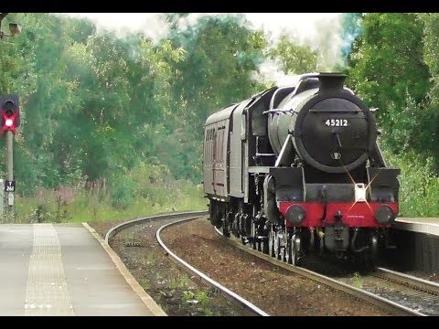 LMS Black 5 No. 45212 at Metrocentre - Carlisle to Grosmont (NYMR) 5Z56 - 31st Aug 2017