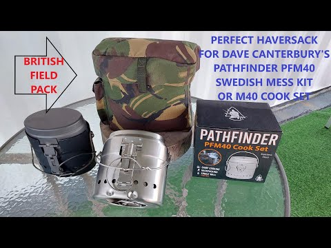 We Found The Perfect Pack For Dave Canterbury's Pathfinder PFM40 Swedish Mess Kit / Cook Set