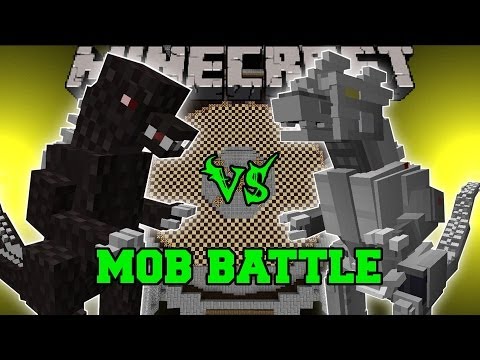 EPIC Godzilla vs Kiryu Brawl! 🔥Minecraft Mob War