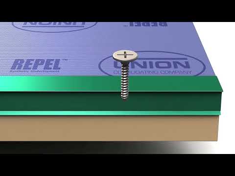 How to install metal roof eave trim for Union's MasterRib panel.