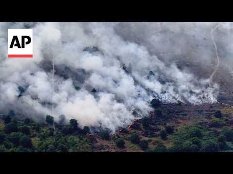 Video Thumbnail: Major incident declared in UK as wildfire breaks out in Suffolk