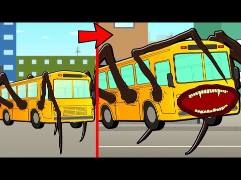 ALL SERIES EVOLUTION OF BUS EATER! Cartoon Animation