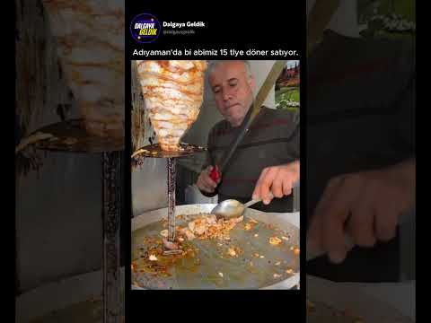 15 TL’ye satılan tavuk döner