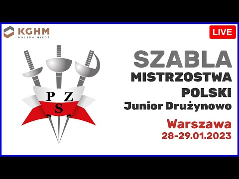 p.niebieska - Drużynowe Mistrzostwa Polski Juniorów w Szabli - Warszawa 29.01.2023