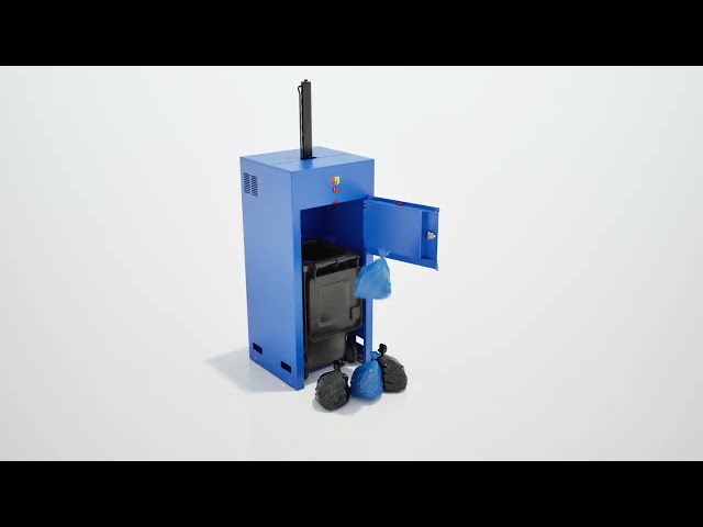 Vídeo relacionado con Relaxdays Prensa para contenedores, 3 Niveles, Acero, compactador Manual, residuos domésticos, plástico, Negro, 74x31x33