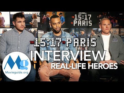 THE 15:17 TO PARIS Interview: Real-Life Heroes