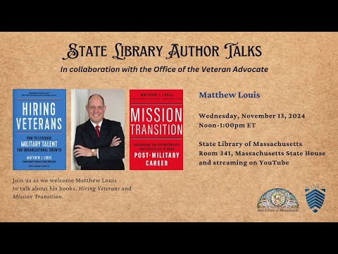 Matthew Louis: Veteran Career Transition Expert - YouTube