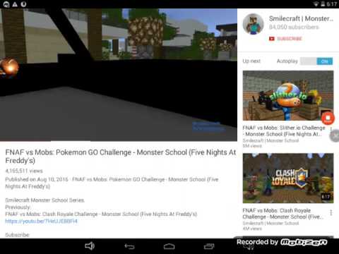 Reaction. To. Fnaf. Vs.Mobs. pokemon. Go. Challenge-Monster. School