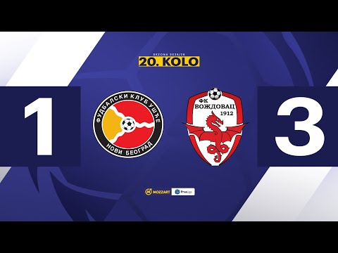 MBPLS 2025/26 - 20.Kolo: UŠĆE NOVI BEOGRAD – VOŽDOVAC 1:3 (1:1)