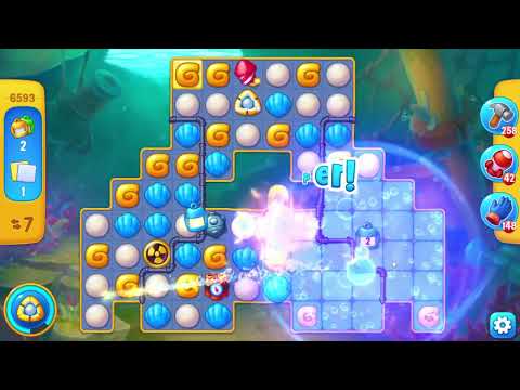 Fishdom 6593 Level - 18 moves - NO BooSTERS