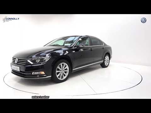 CMG VW SLIGO: 161MO1934 VW Passat 1.6TDI Highline 120BHP Manual Black / Black Alcantara Leather