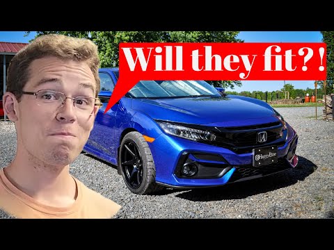 Will 18x9.5 wheels fit on a 10th gen Civic? ...and we do some track prep