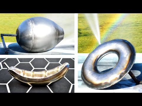 Inflating Metal - Hydroforming Experiments Compilation #2