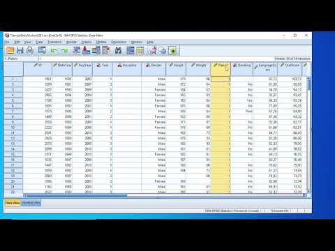 SPSS Explore Data / How to Calculate Coefficient of Variation for a Numeric Variable
