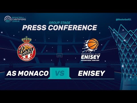 AS Monaco v Enisey Krasnoyarsk - Press Conference - Basketball Champions League