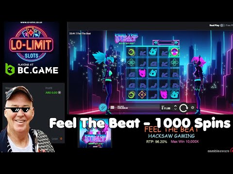1000 Spins on Feel The Beat - Hacksaw Gaming Slot