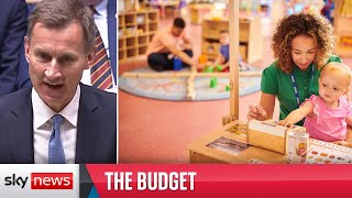 Budget 2023: 30 hours of free childcare for children over 9 months