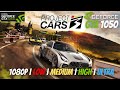 Project CARS 3 GTX 1050 Gameplay 1080p Low Medium High Ultra MSI GF63