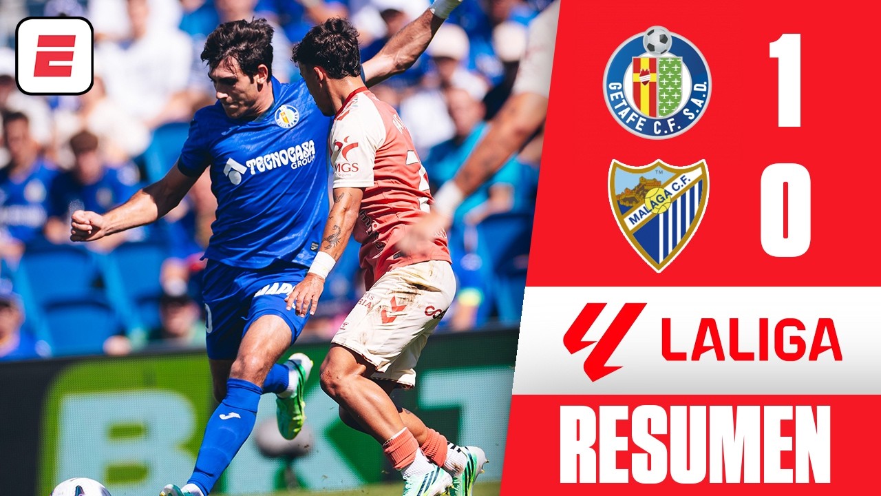 GETAFE VUELVE A LA VICTORIA tras imponerse 1-0 ante MÁLAGA con gol agónico de IVÁN AZÓN | La Liga