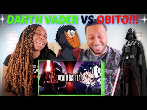 Death Battle! "Darth Vader VS Obito Uchiha (Star Wars VS Naruto)" REACTION!!!