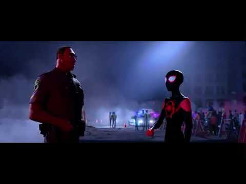 Miles Morales Anyone can wear The Mask Ending serene-Spder-man Into the Spider verse