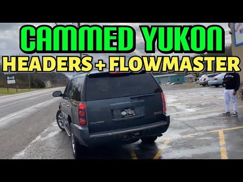 2007 GMC Yukon CAMMED 6.2L w/ LONG TUBE HEADERS & FLOWMASTER EXHAUST!
