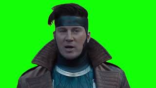Channing Tatum Gambit "woo I'm about to make a name for myself here" green screen (better quality)