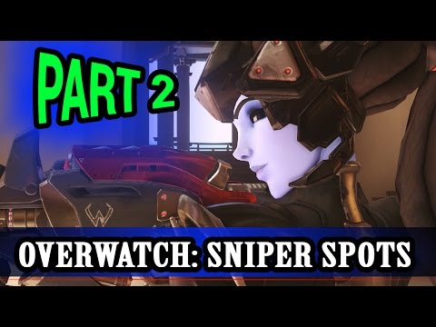 Overwatch Guide: Best Sniper Spots (1080HD 60FPS) - Part 2 Video