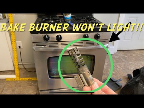 Bake Burner Won's Light / Replace igniter for $30