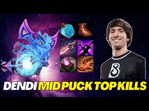 Dendi Mid Puck Top Kills-  Dota 2 Pro Gameplay