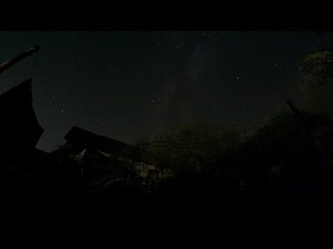 Night time-lapse Adalin, a Transylvanian village