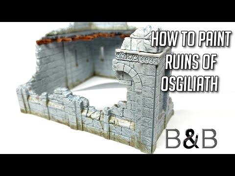 How to paint Ruins of Osgiliath (Gondor Ruins)