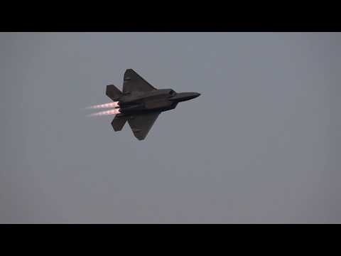 F-22 Raptor Evening Demo 4K