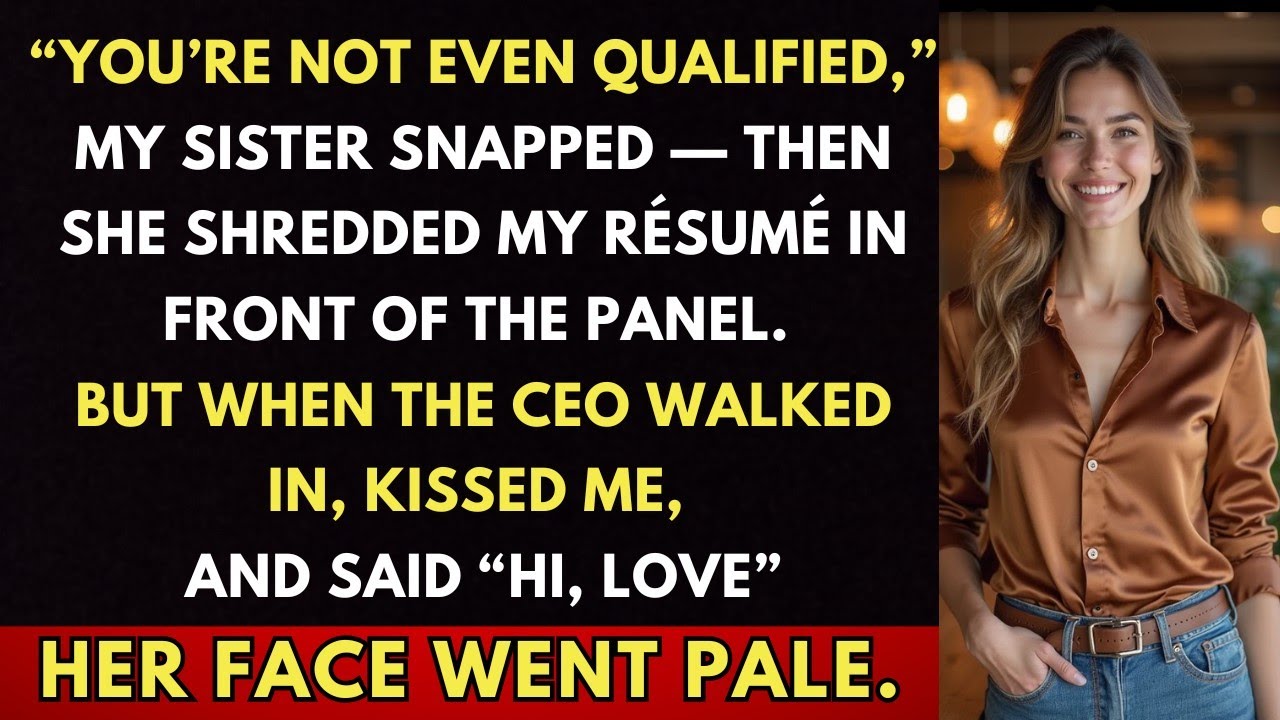 My Sister Tried To Humiliate Me In A Job Interview—Until She Realized My Fiancé Was Her Boss. Now I’