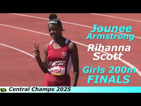 Girls 200m Finals | Adalia Simpson | Rihanna Scott | Kerelle Etienne | Jounee Armstrong | Central