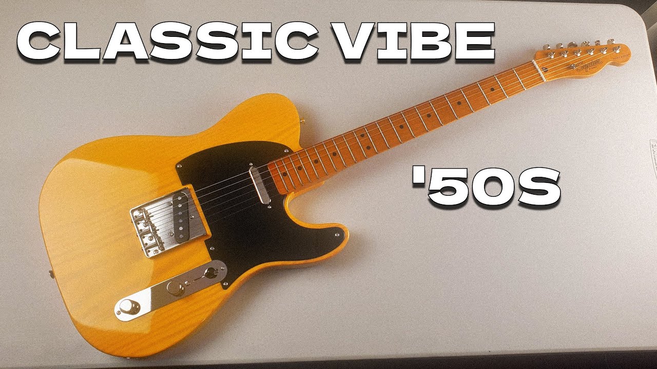 the Fender Squier Classic Vibe 50s Telecaster in Butterscotch Blonde is a Dream!