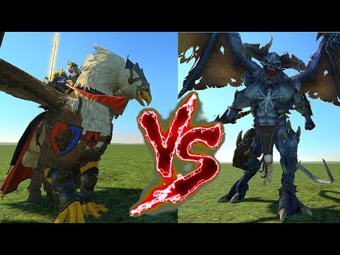 King Louen Leoncoeur VS Be'lakor (Without magic). Total War Warhammer 3