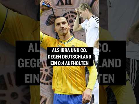 Wisst ihr noch, als Ibrahimovic und Co. gegen Deutschland ein 0:4 aufholten? #shorts