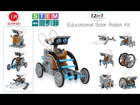 12 in 1 Solar Robot Creation Kit