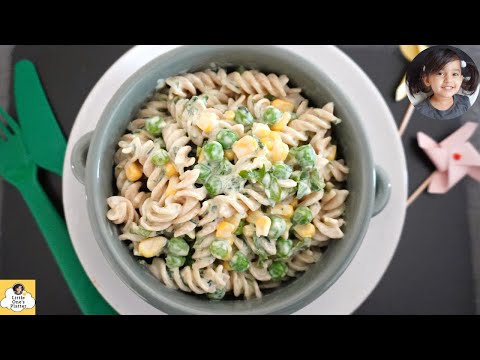 CHEESY PEAS CORN PASTA | Easy pasta recipe for kids | Yummy homemade pasta in 10 minutes