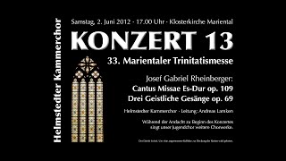 preview picture of video 'Josef Gabriel Rheinberger: DREI GEISTLICHE GESÄNGE op. 69, Nr. 2 HYMNE'